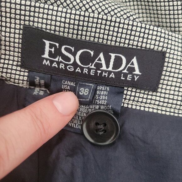 Escada Margaretha Ley wool silk  skirt size 38‎ - Picture 3 of 8